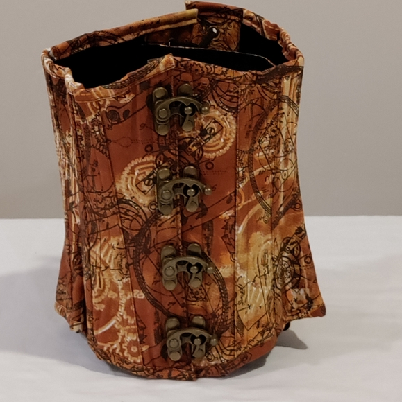 NWT Vintage Goth Size 22,Shades of Sepia Waist Trainer - Picture 1 of 9